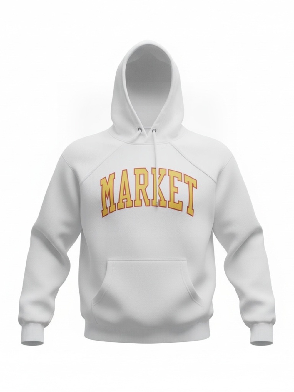 Market Studios (Chinatown market) collegiate white hoodie size 2XL